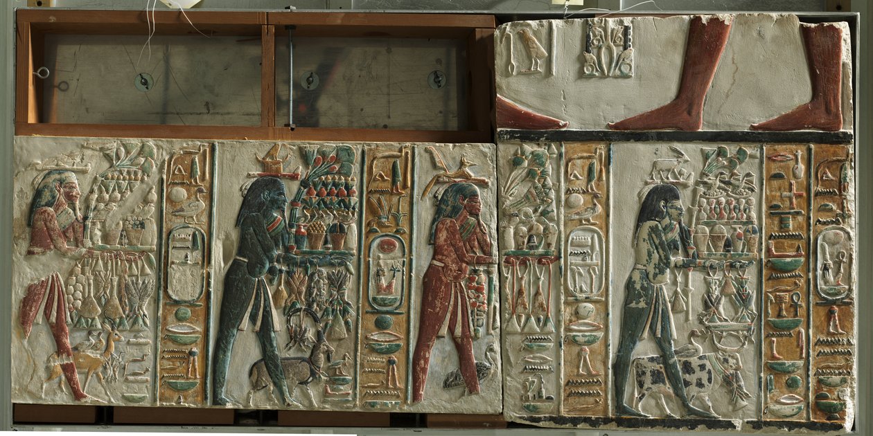 Dei Nome che portano offerte, c.1391-1353 a.C. da Egyptian 18th Dynasty