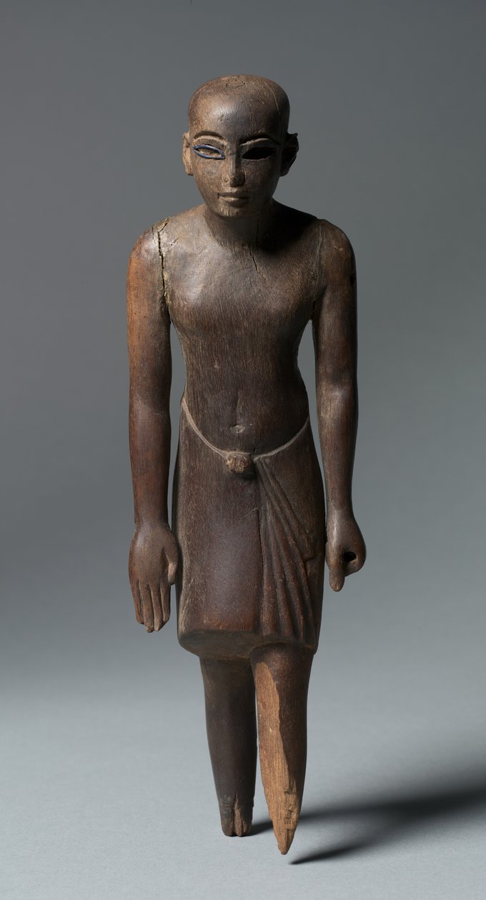 Statuetta di un uomo, c.1391-1353 a.C. da Egyptian 18th Dynasty