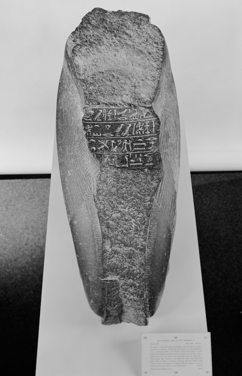 Statua inginocchiata di Khaemwaset, 1281-1277 a.C. da Egyptian 19th Dynasty