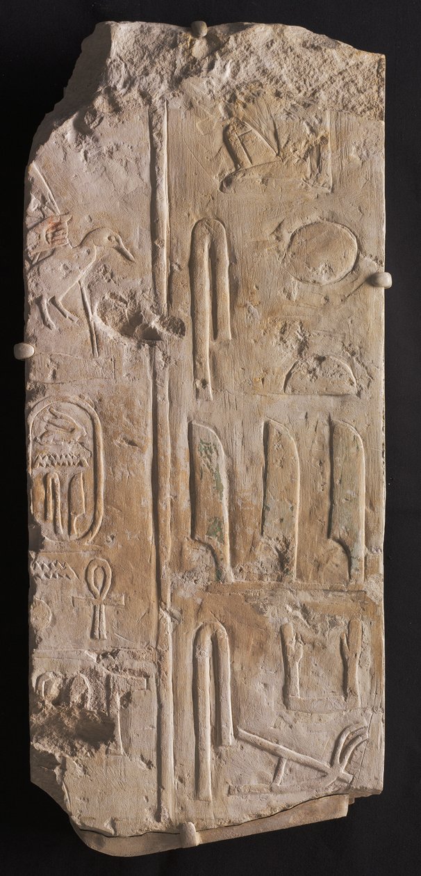 Rilievo inscritto, da Saqqara, c.2311-2281 a.C. da Egyptian 6th Dynasty