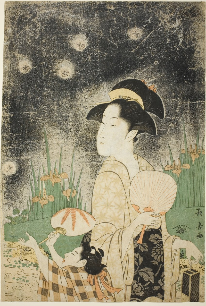 Catturare le lucciole da Eishōsai Chōki