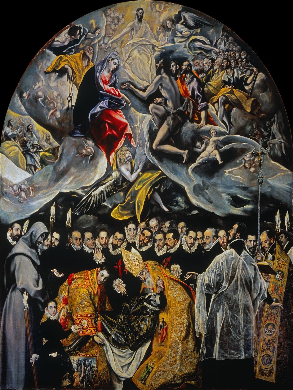 Il seppellimento del conte di Orgaz da El Greco