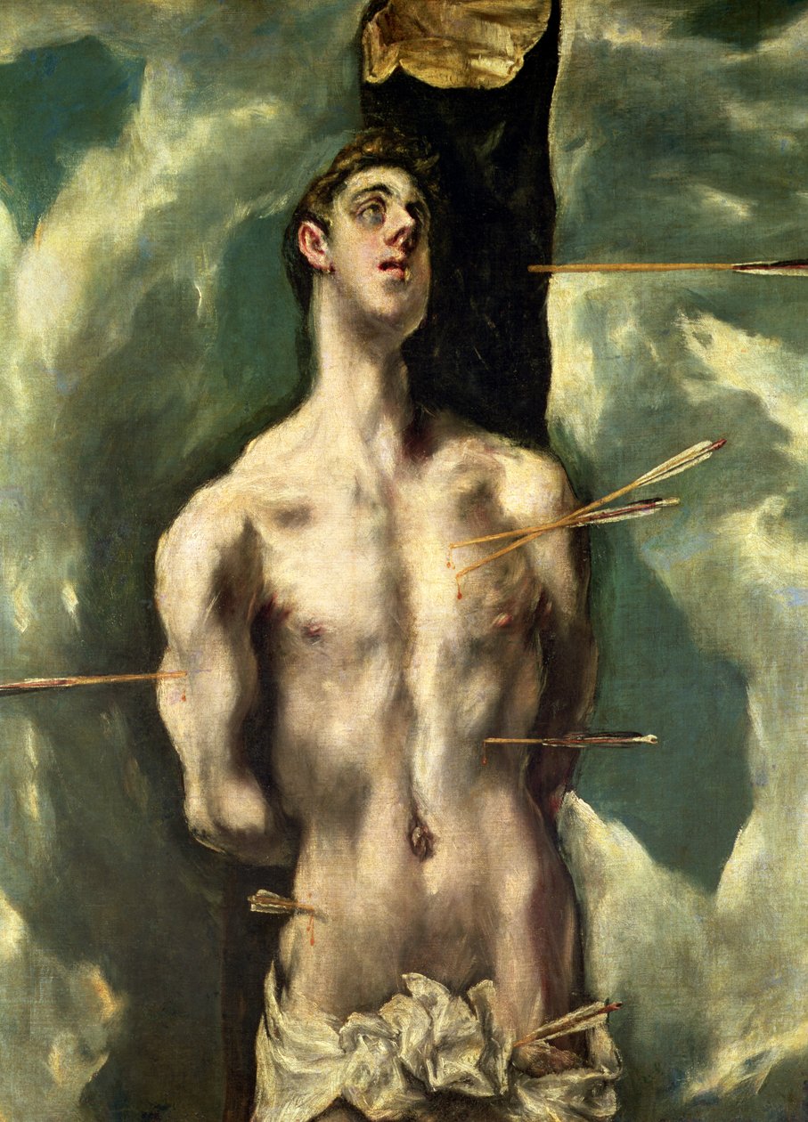 San Sebastiano, c.1600-25 da El Greco