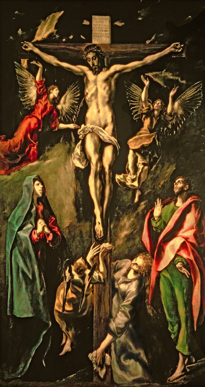 La crocifissione, c.1584-1600 da El Greco