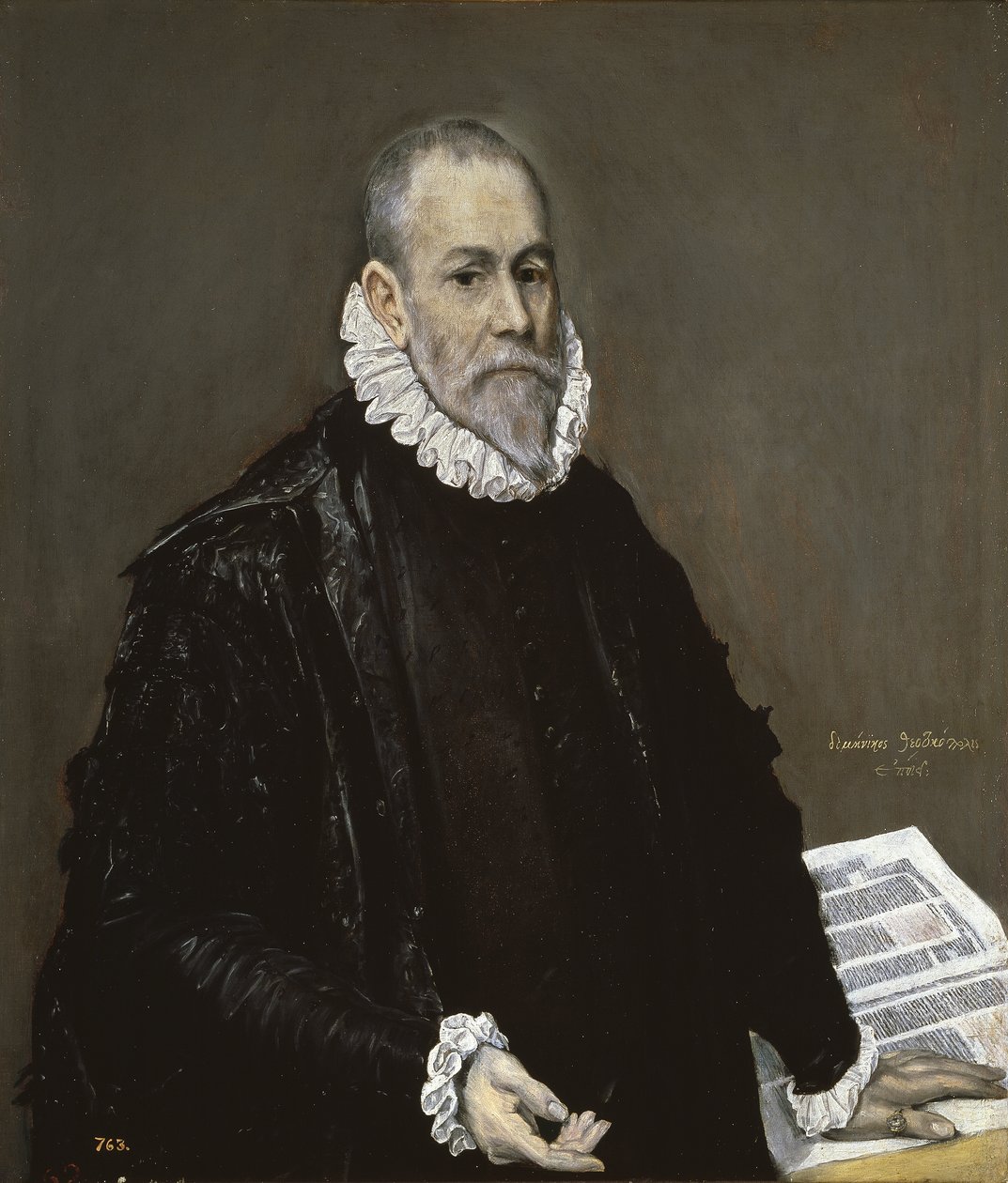 Ritratto di un medico, 1582-1585 da El Greco