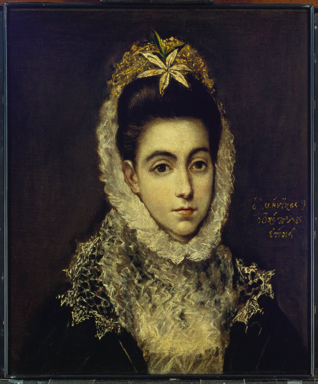 Ritratto di una giovane donna da El Greco