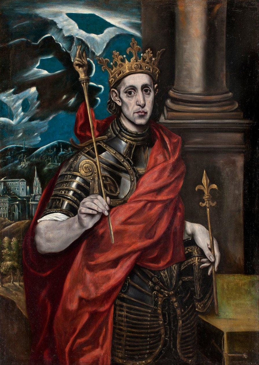 San Luigi IX di Francia da El Greco