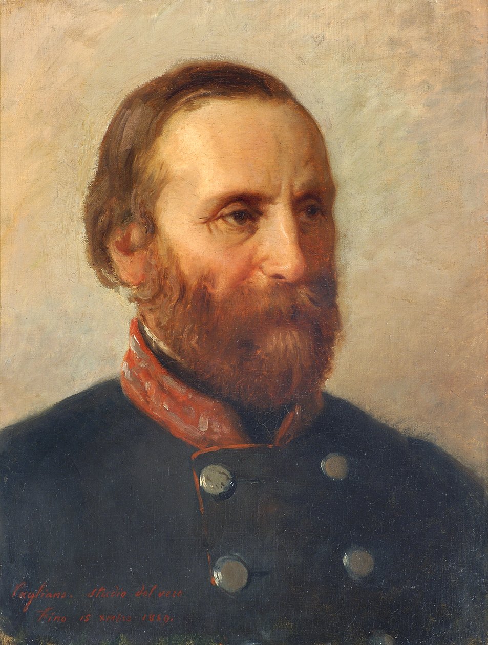Ritratto del vero generale Giuseppe Garibaldi da Eleuterio Pagliano