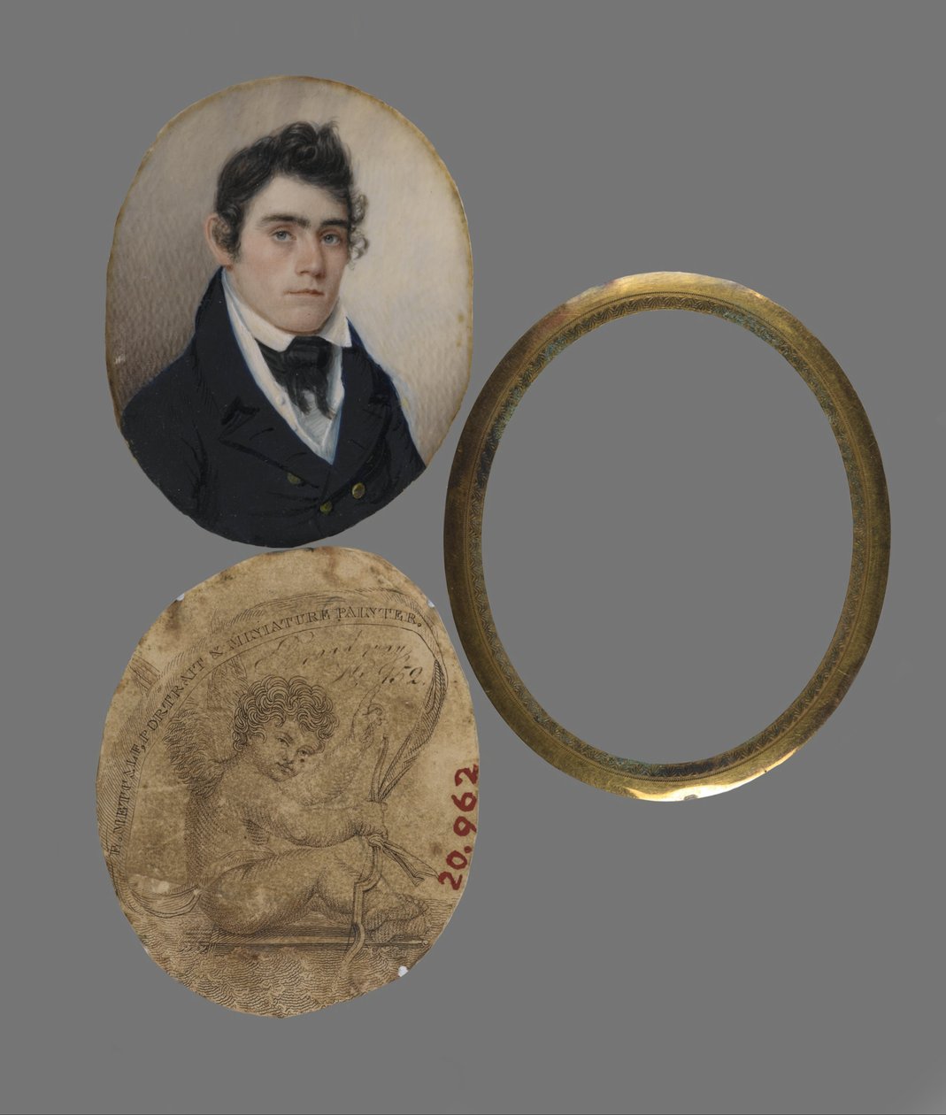 Ritratto di John Haslett, M.D da Eliab Metcalf