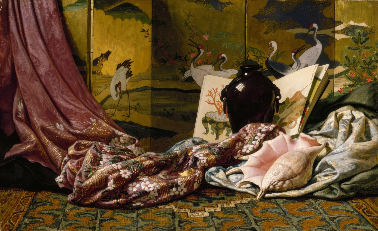 Natura morta giapponese da Elihu Vedder
