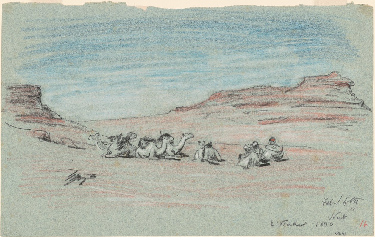 Viaggio sul Nilo, No. 20 da Elihu Vedder