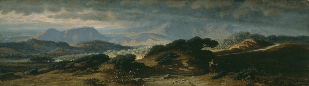 Tempesta in Umbria da Elihu Vedder