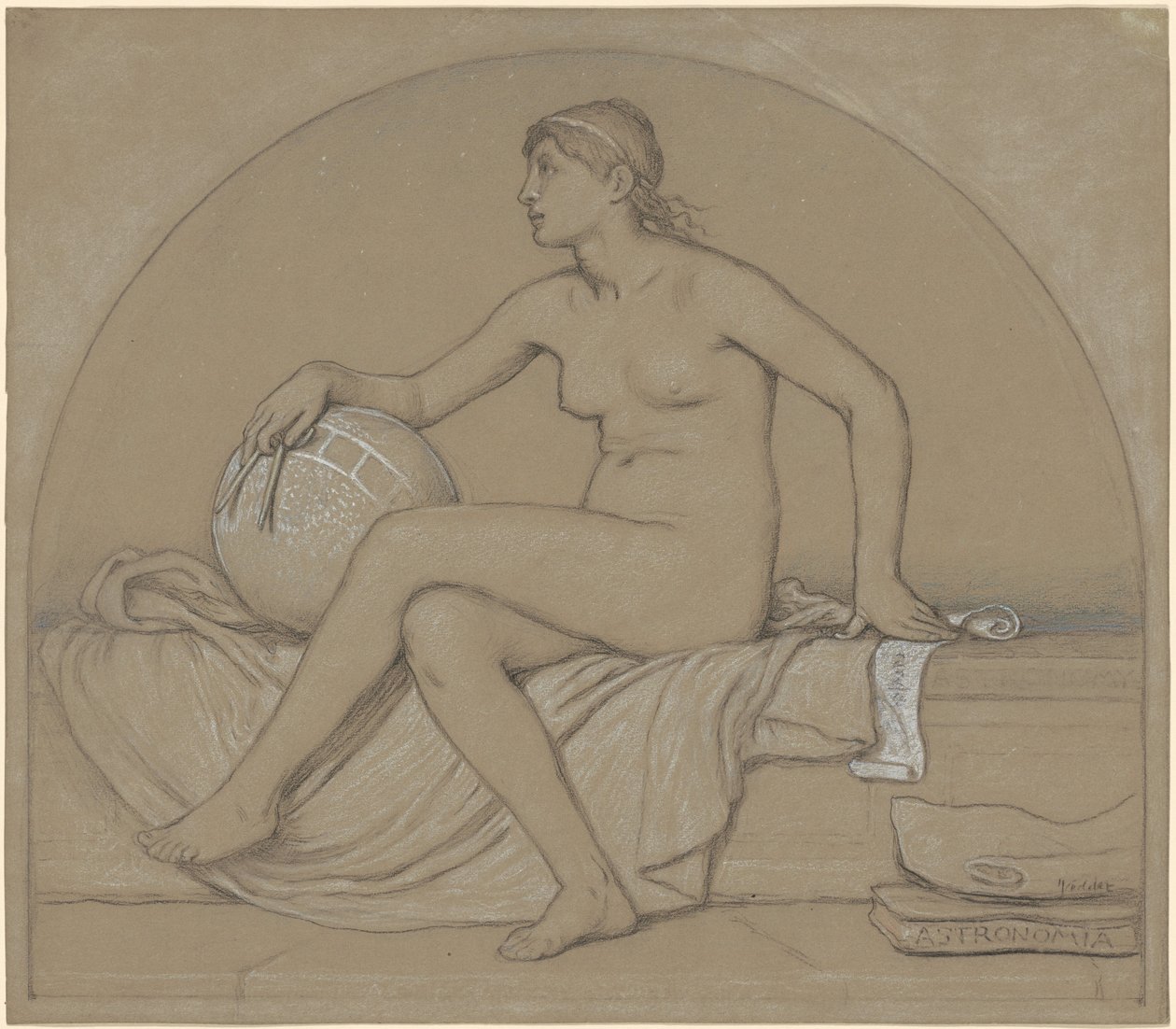 Studio per "Astronomia" da Elihu Vedder