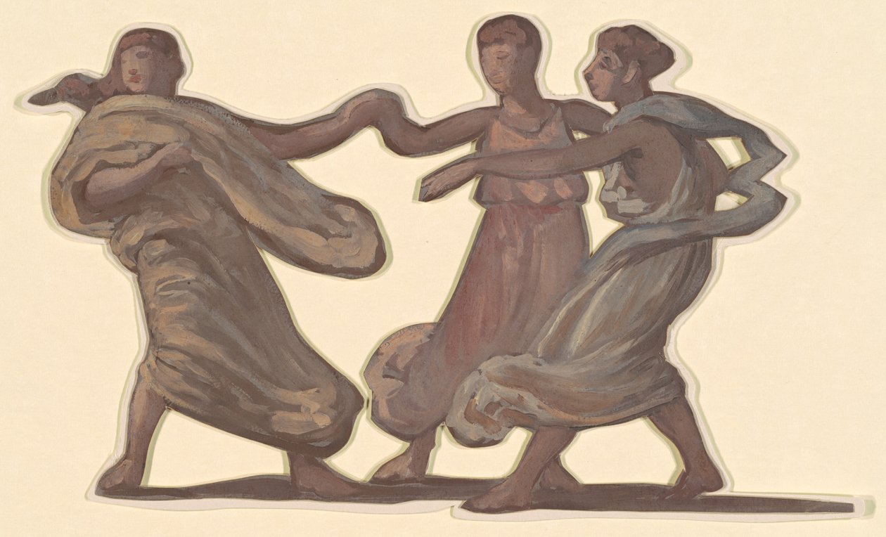 Studio per "Ragazze Greche che Fanno il Bagno" da Elihu Vedder