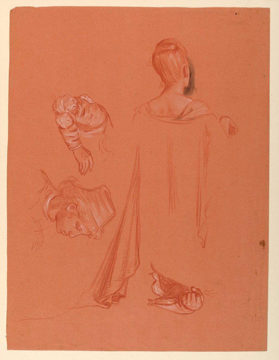 Studio per "Processione nuziale" da Elihu Vedder