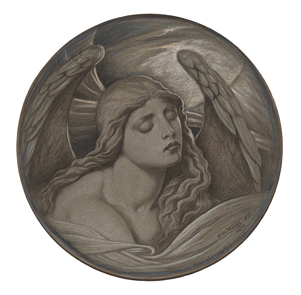 Studio di "Anima in schiavitù" da Elihu Vedder