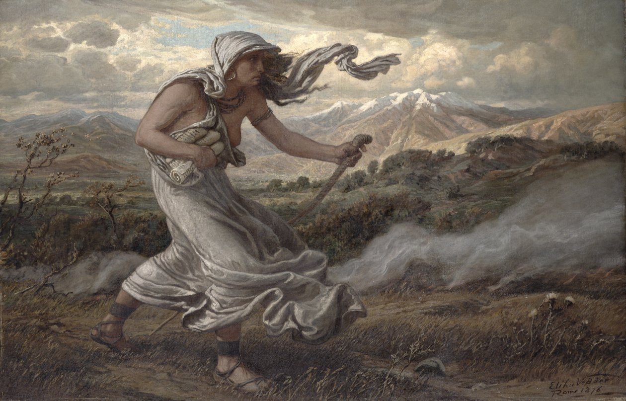 La Sibilla Cumana, 1876 da Elihu Vedder