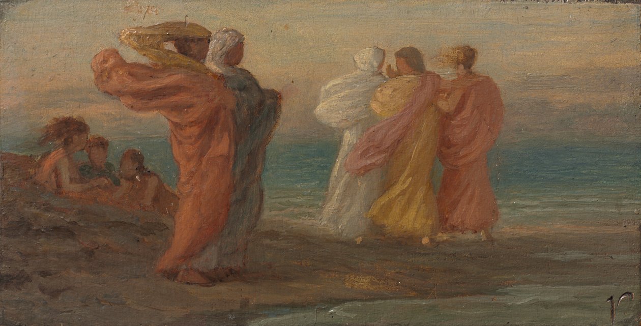 La festa musicale, c. 1875 da Elihu Vedder
