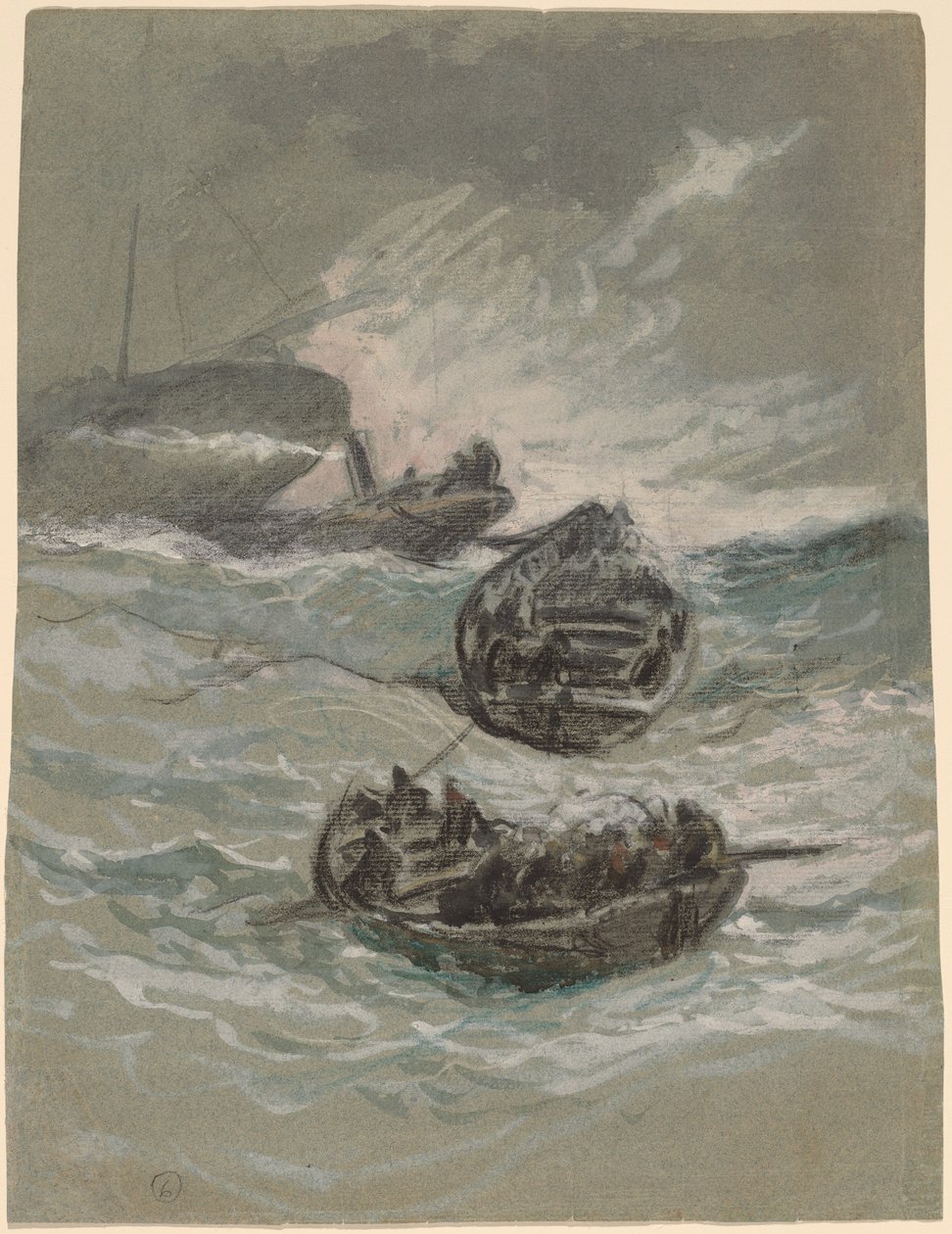 Il Naufragio da Elihu Vedder