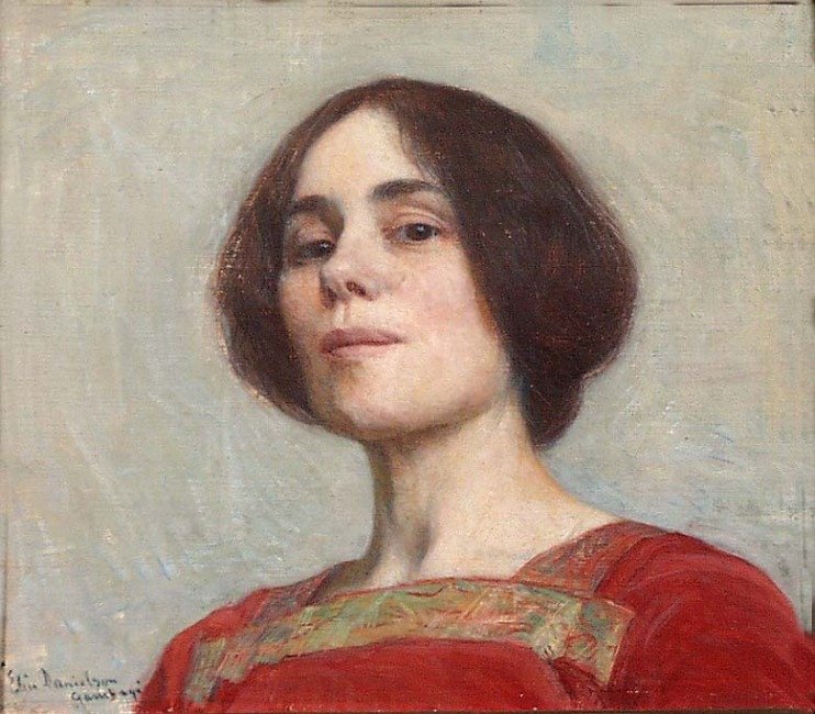 Autoritratto, 1903 da Elin Danielson Gambogi