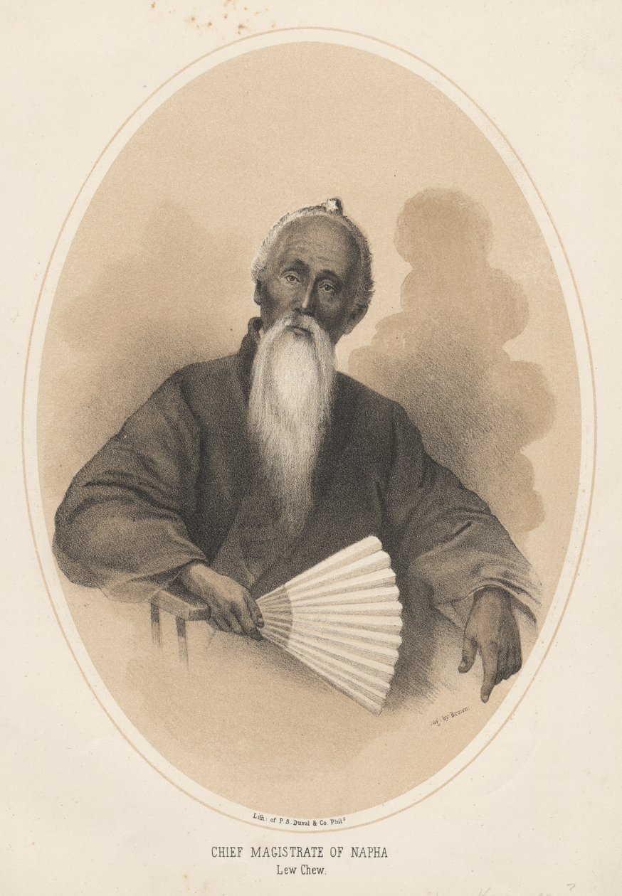 Magistrato capo di Napha, Lew Chew, 1855 da Eliphalet Brown