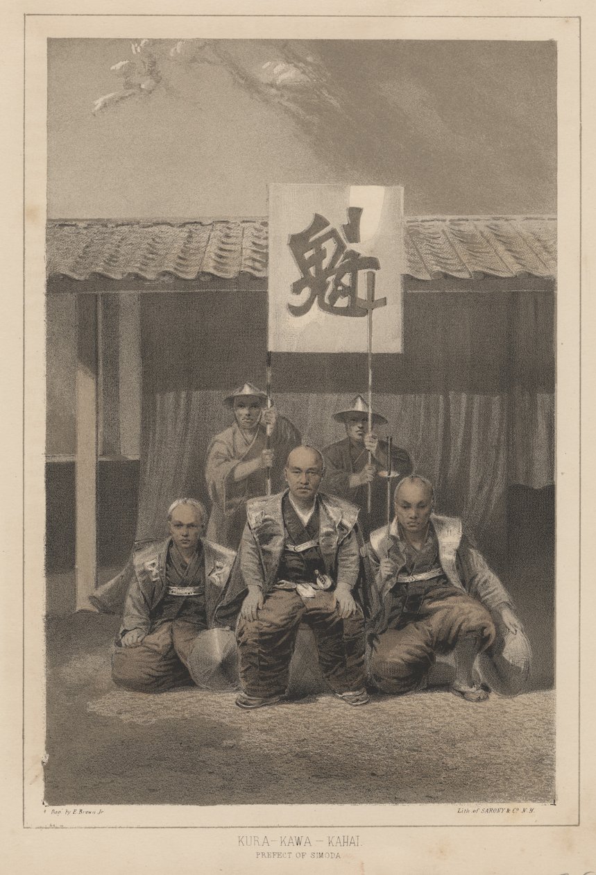 Kura-Kawa-Kahai, Prefetto di Simoda, 1855 da Eliphalet Brown