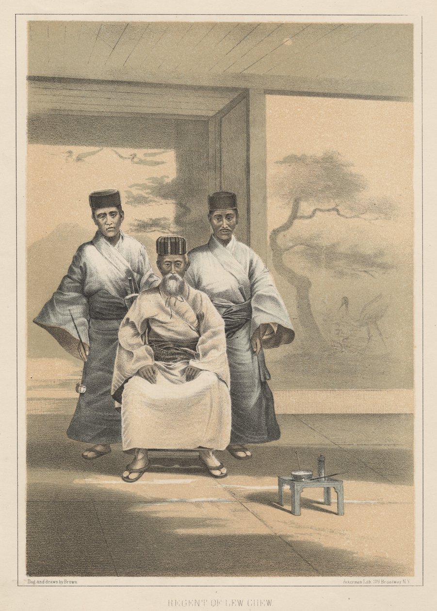 Reggente di Lew Chew, 1855 da Eliphalet Brown