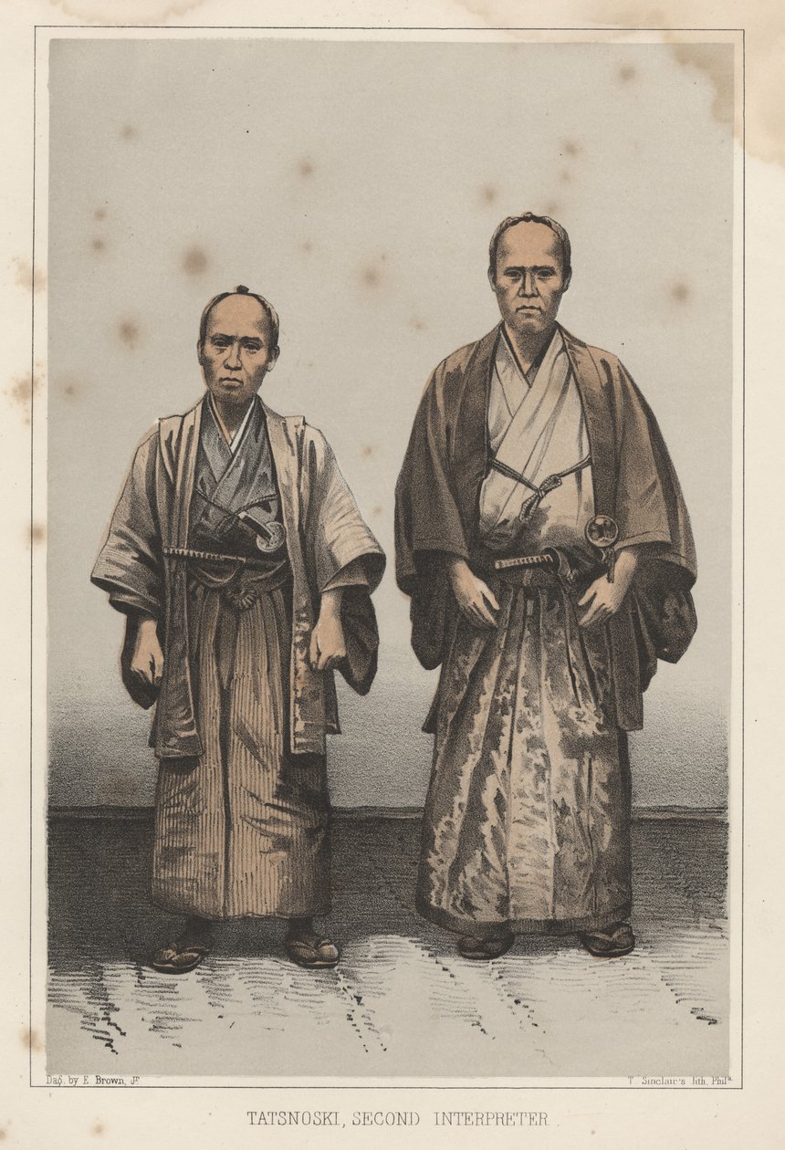 Tatsnoski, secondo interprete, 1855 da Eliphalet Brown