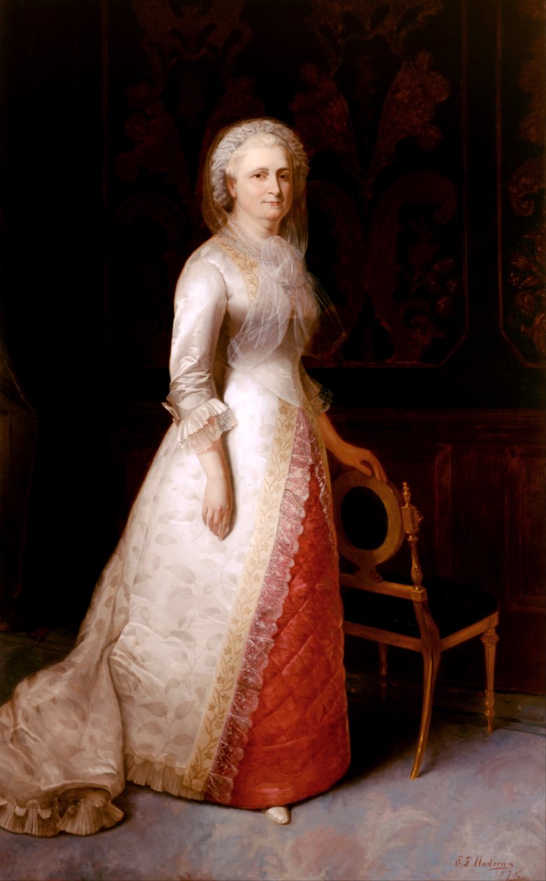 Martha Dandridge Custis Washington (Mrs. George Washington) da Eliphalet Frazer Andrews