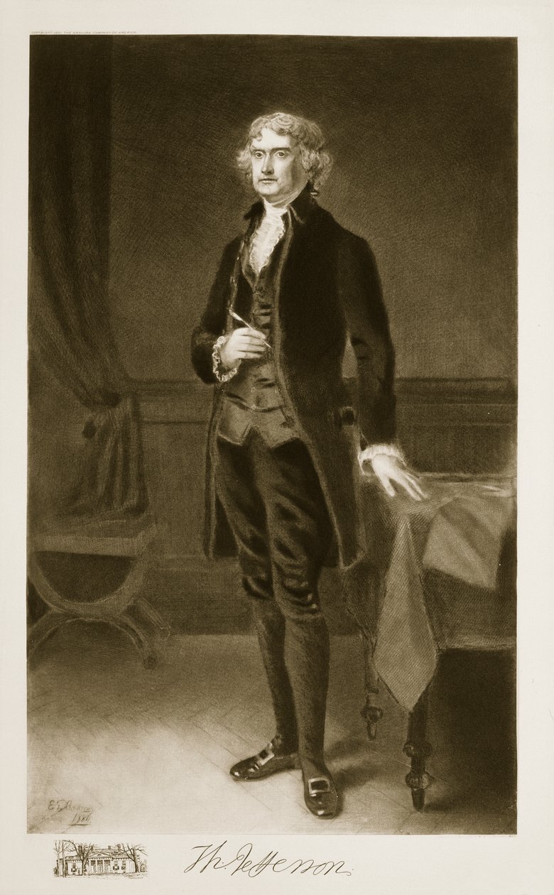 Thomas Jefferson, 3° Presidente degli Stati Uniti d