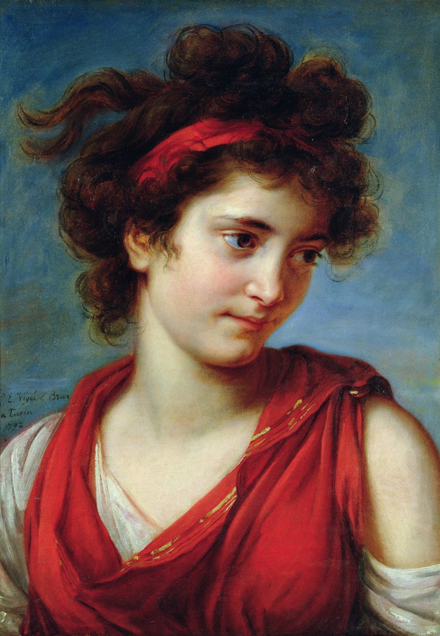 Ritratto di Maguerite Porporati, 1792 da Elisabeth Louise Vigee Lebrun