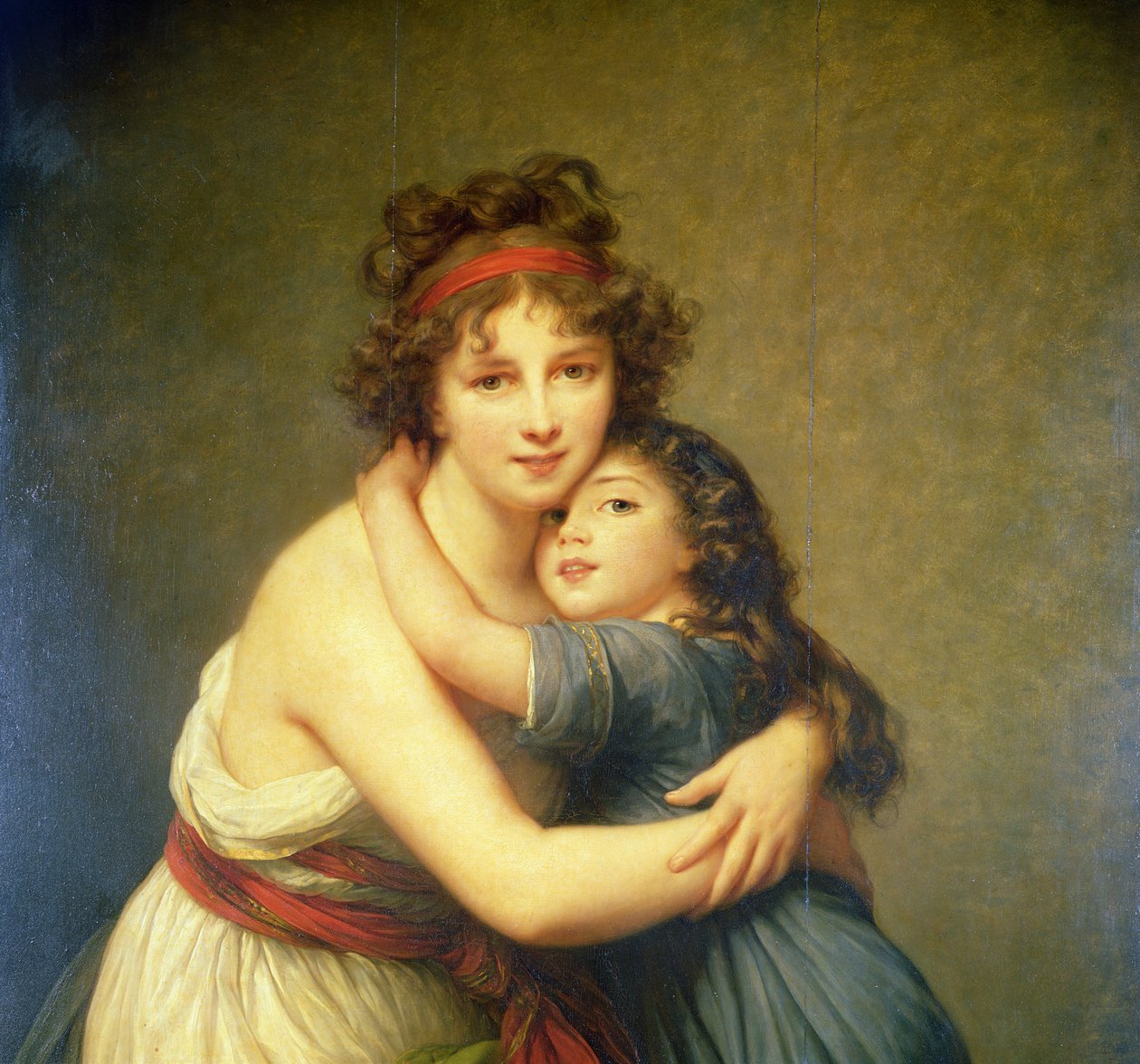 Madame Vigée-Lebrun e sua figlia Jeanne-Lucie-Louise (dettaglio) da Elisabeth Louise Vigee Lebrun