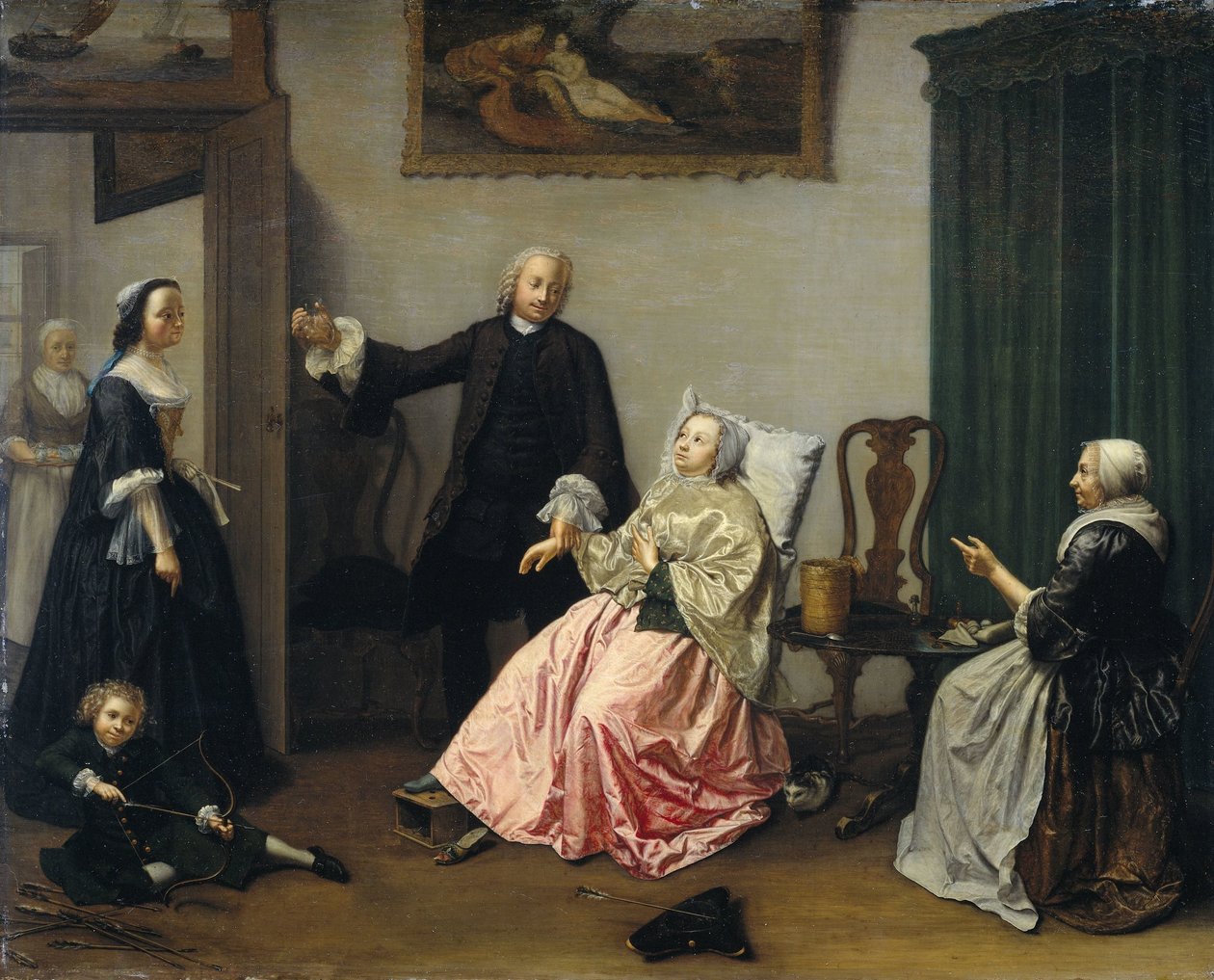 Visita del dottore da Elisabeth Geertruida Wassenbergh