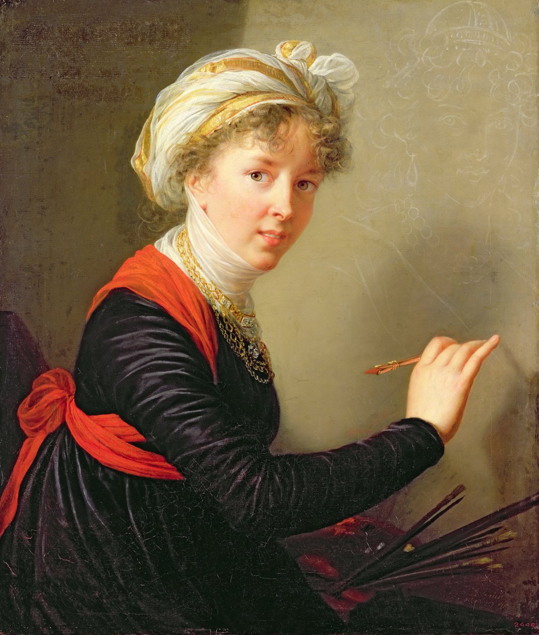 Autoritratto, 1800 da Elisabeth Louise Vigee Lebrun