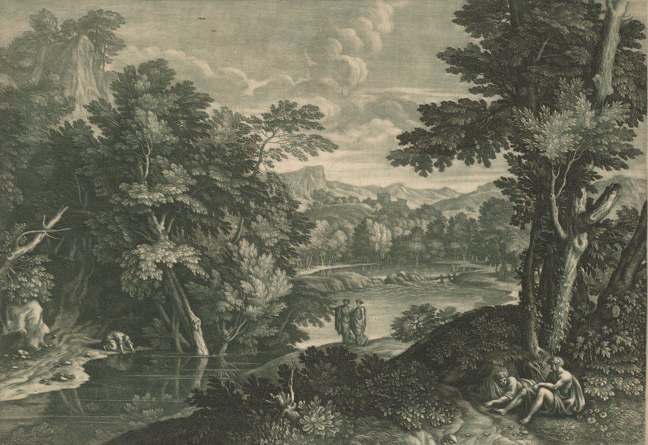 Paesaggio da Elisha Kirkall