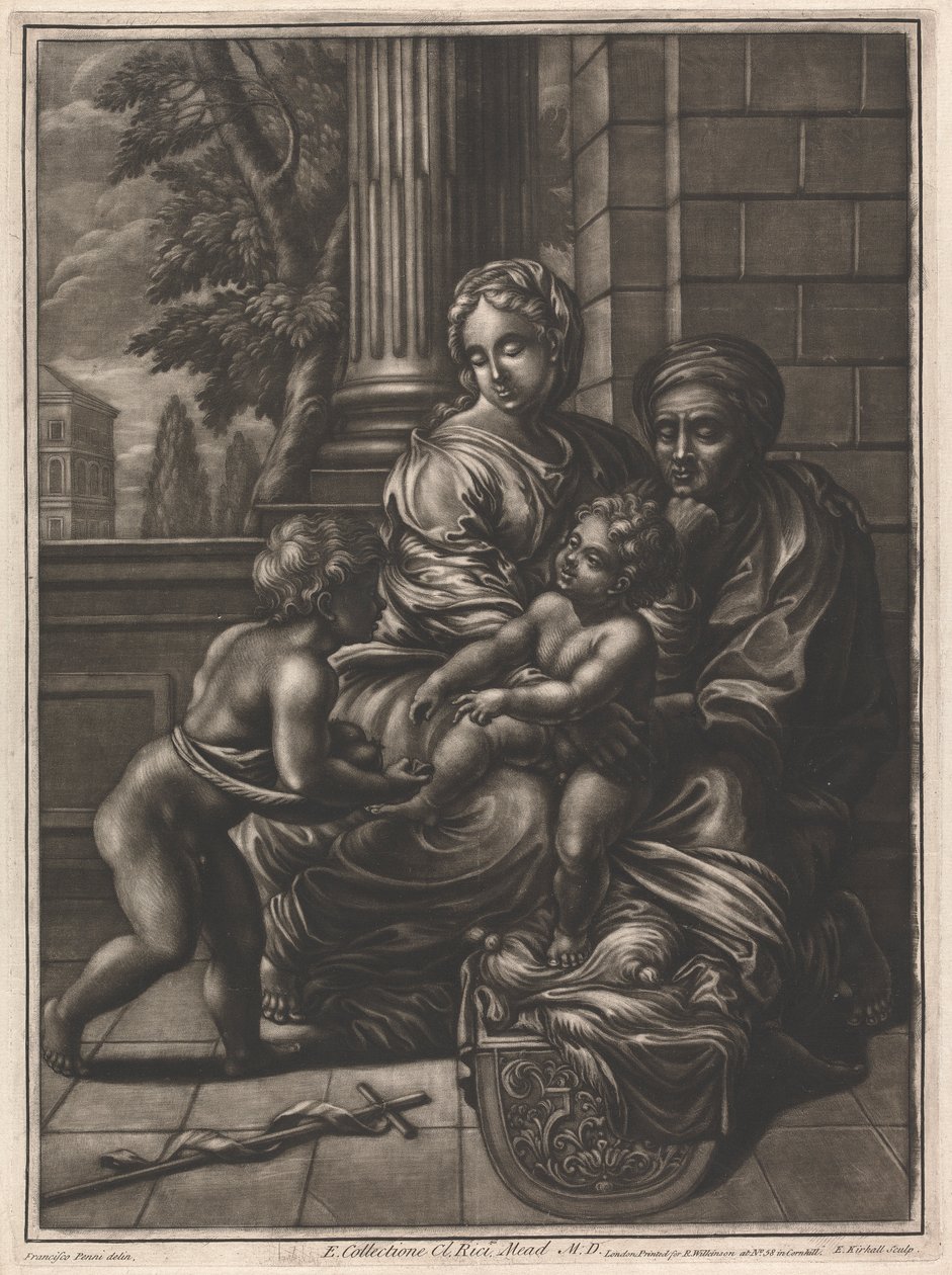 Vergine con Bambino da Elisha Kirkall