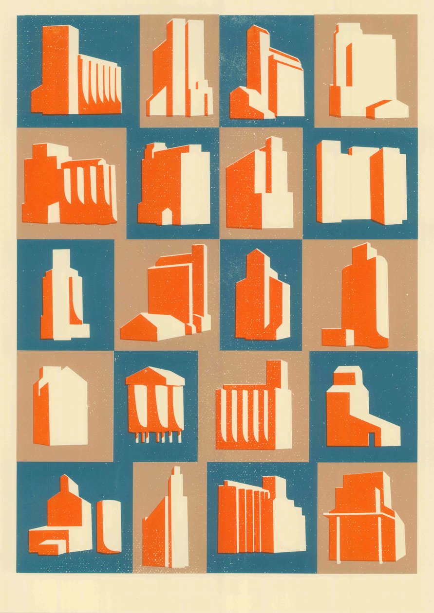 Silos di grano, 2013 da Eliza Southwood