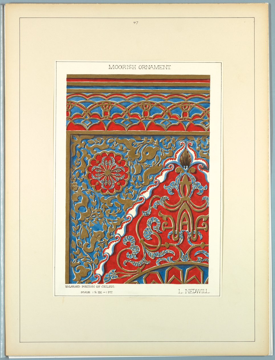 Ornamento storico, ca. 1900 da Elizabeth A. Nedwill