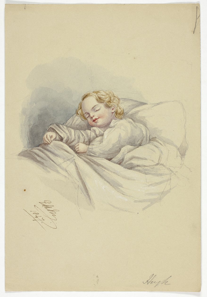Hugh che dorme da Elizabeth Murray
