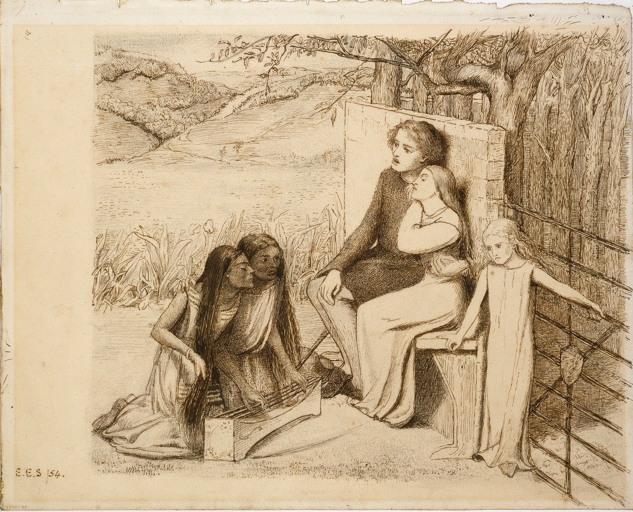 Due amanti da Elizabeth Siddal