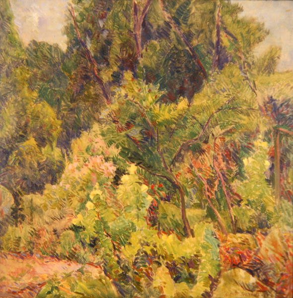 Giardino vicino a un bosco da Elliott Seabrooke