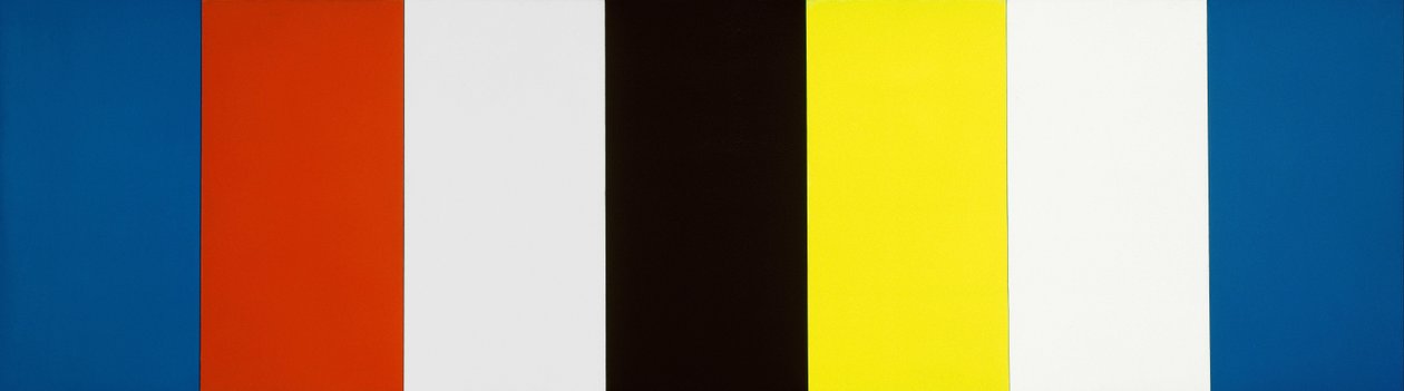 Rosso Giallo Blu Bianco e Nero da Ellsworth Kelly
