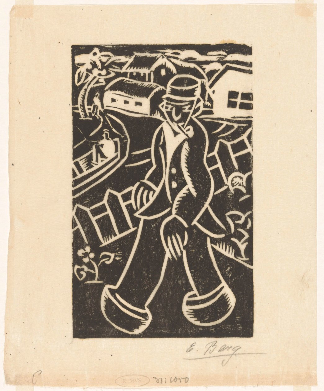 Contadino da Else Berg (signed by artist)