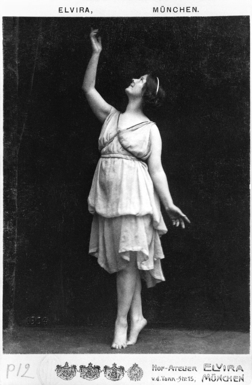 Isadora Duncan (1877-1927) c.1903-04 da Elvira Studio