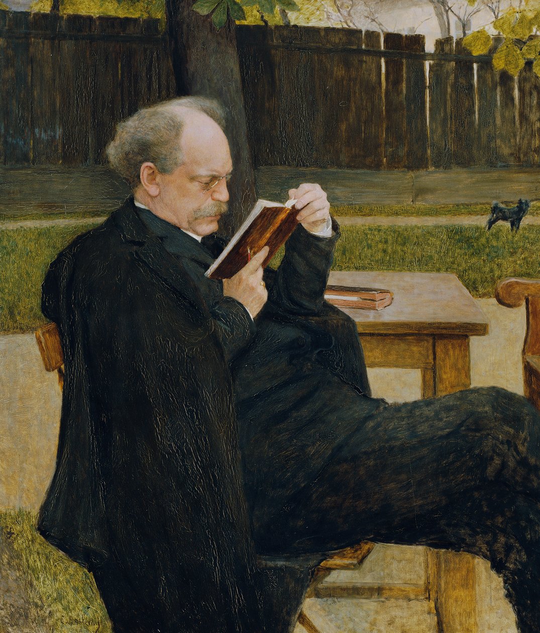 Uomo che legge da Emanuel Baschny