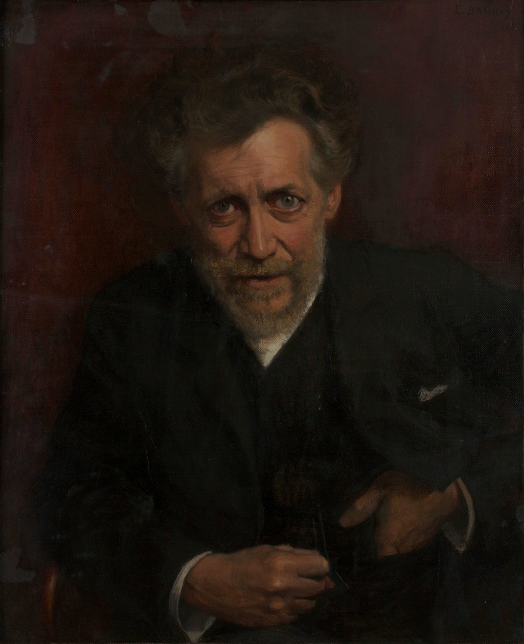 Ritratto del Professor Edmund von Hellmer da Emanuel Baschny