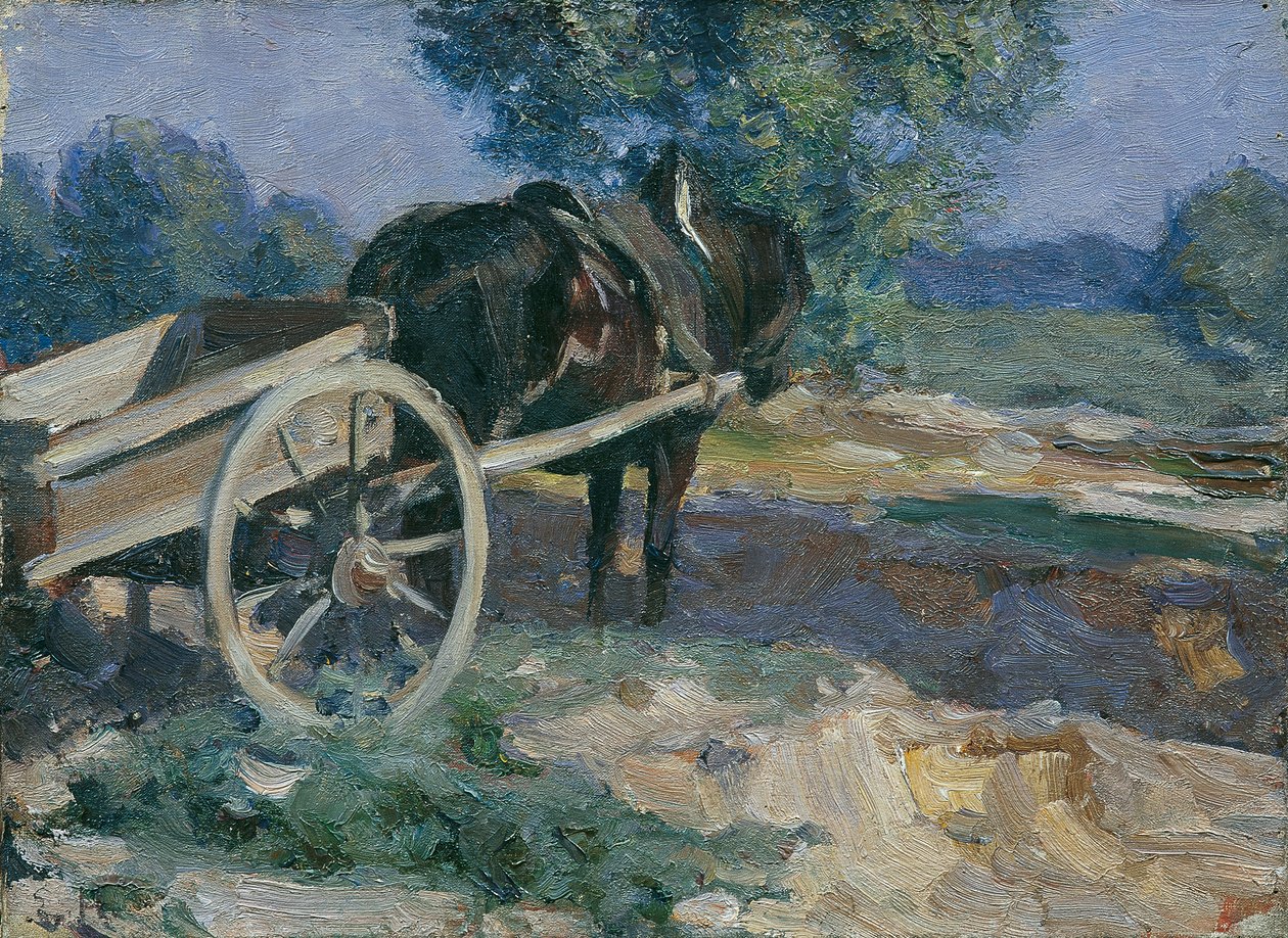 Il cavallo da tiro da Emanuel Franz Hegenbarth