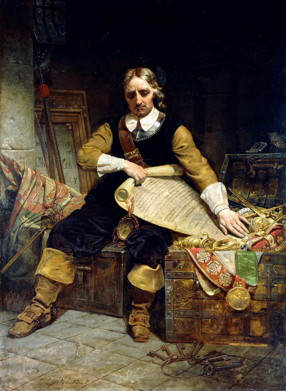 Oliver Cromwell da Emanuel Gottlieb Leutze
