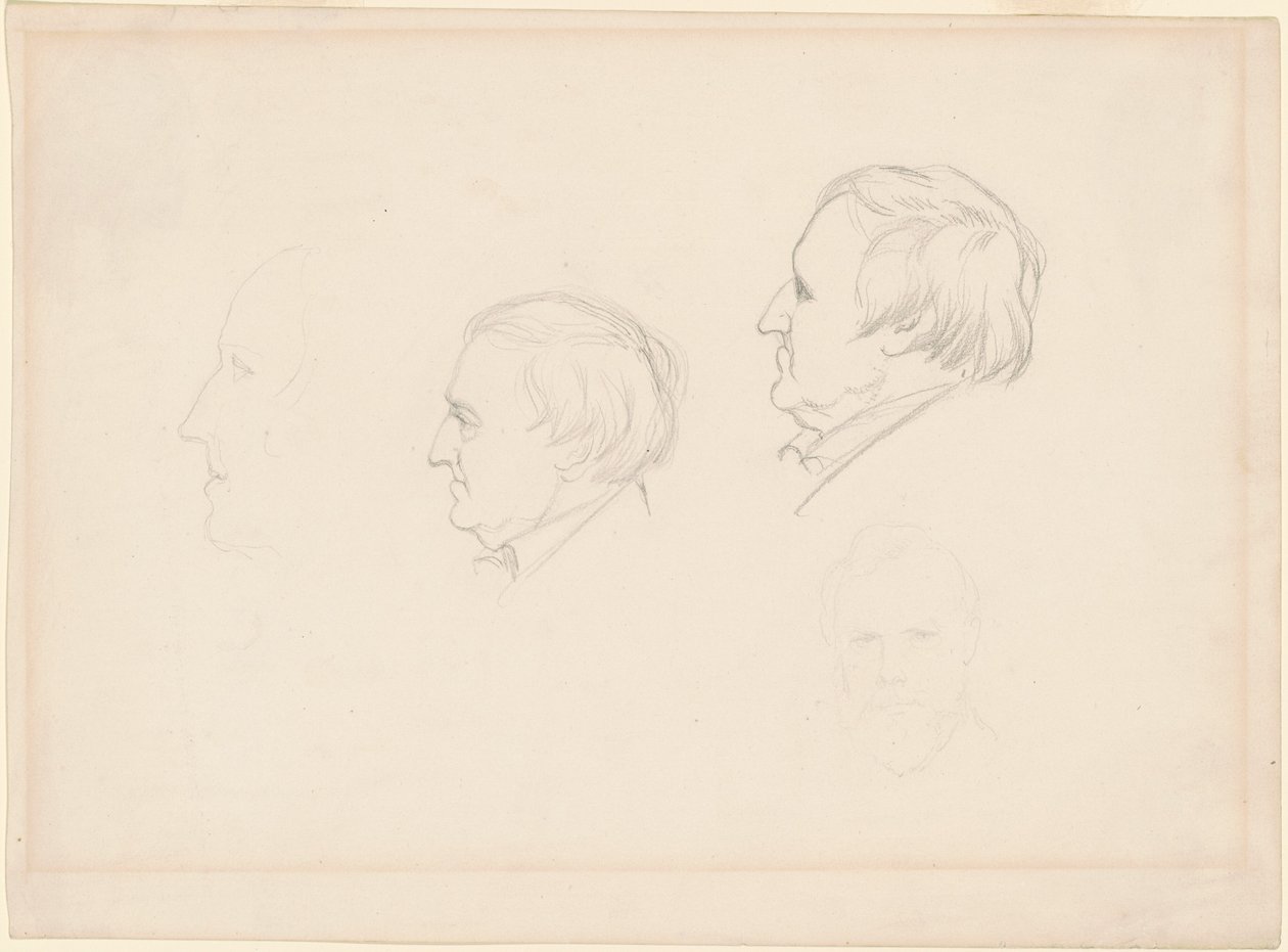 Studi di uomini da Emanuel Gottlieb Leutze