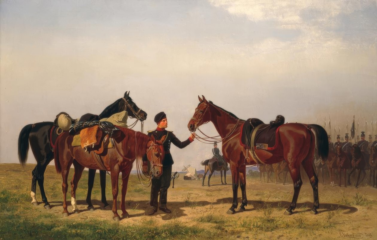 Conduttore di cavalli degli ulani da Emil Volkers